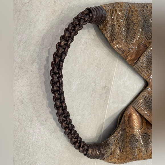 Nancy Gonzalez Python Hobo Bag Excellent Condition Used 1X Beautiful - Picture 4 of 16